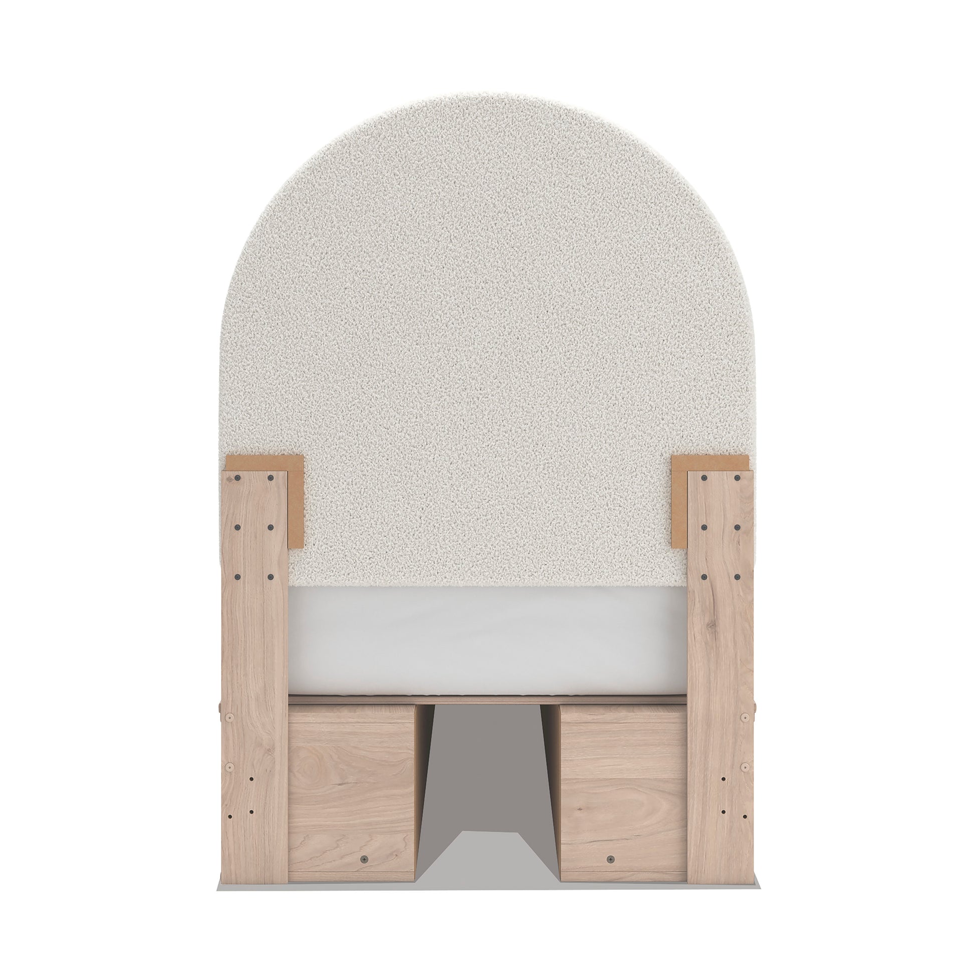 Shapella Upholstered Panel Bed with Double Storage