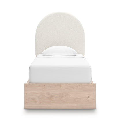 Shapella Upholstered Panel Bed with Double Storage