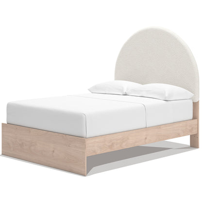 Shapella Upholstered Panel Bed with Storage