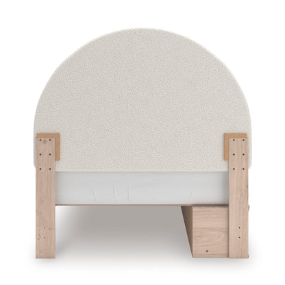 Shapella Upholstered Panel Bed with Storage