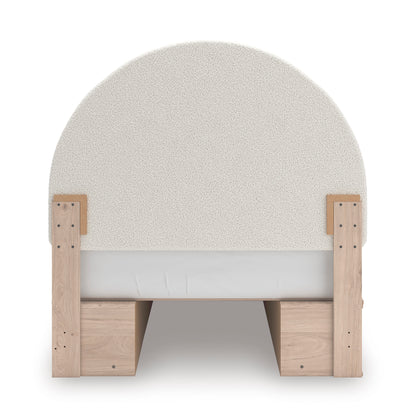 Shapella Upholstered Panel Bed with Double Storage