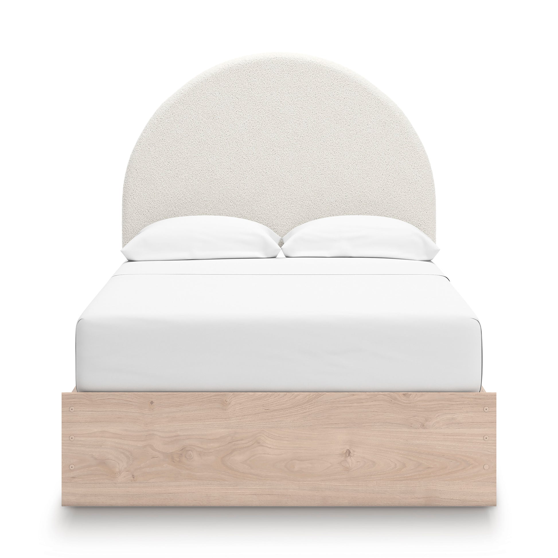 Shapella Upholstered Panel Bed with Double Storage