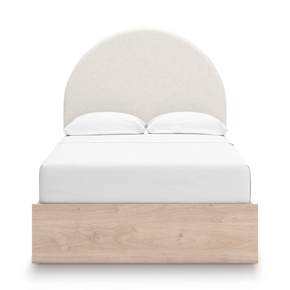 Shapella Upholstered Panel Bed with Double Storage