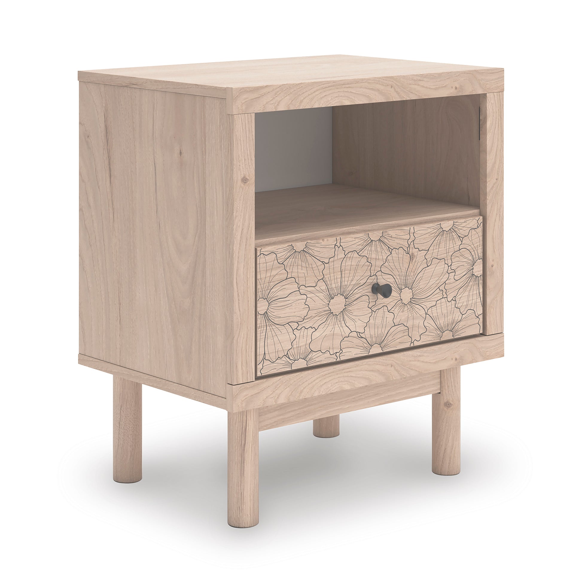 Shapella One Drawer Night Stand