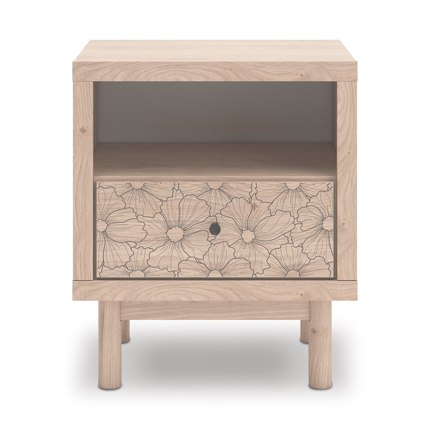 Shapella One Drawer Night Stand