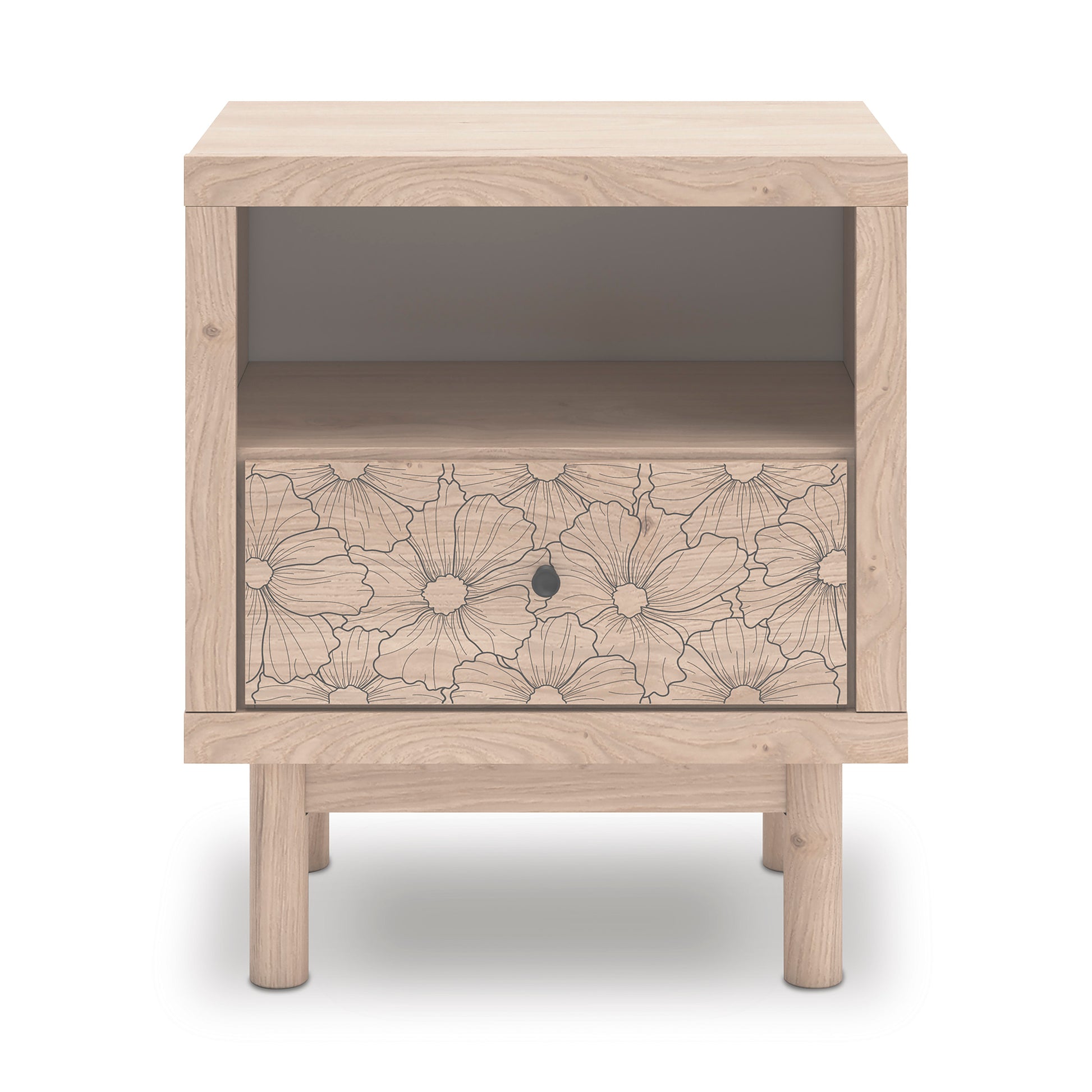 Shapella One Drawer Night Stand