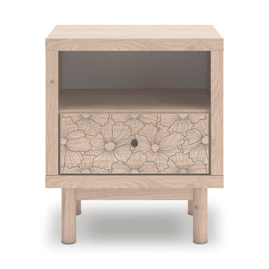 Shapella One Drawer Night Stand