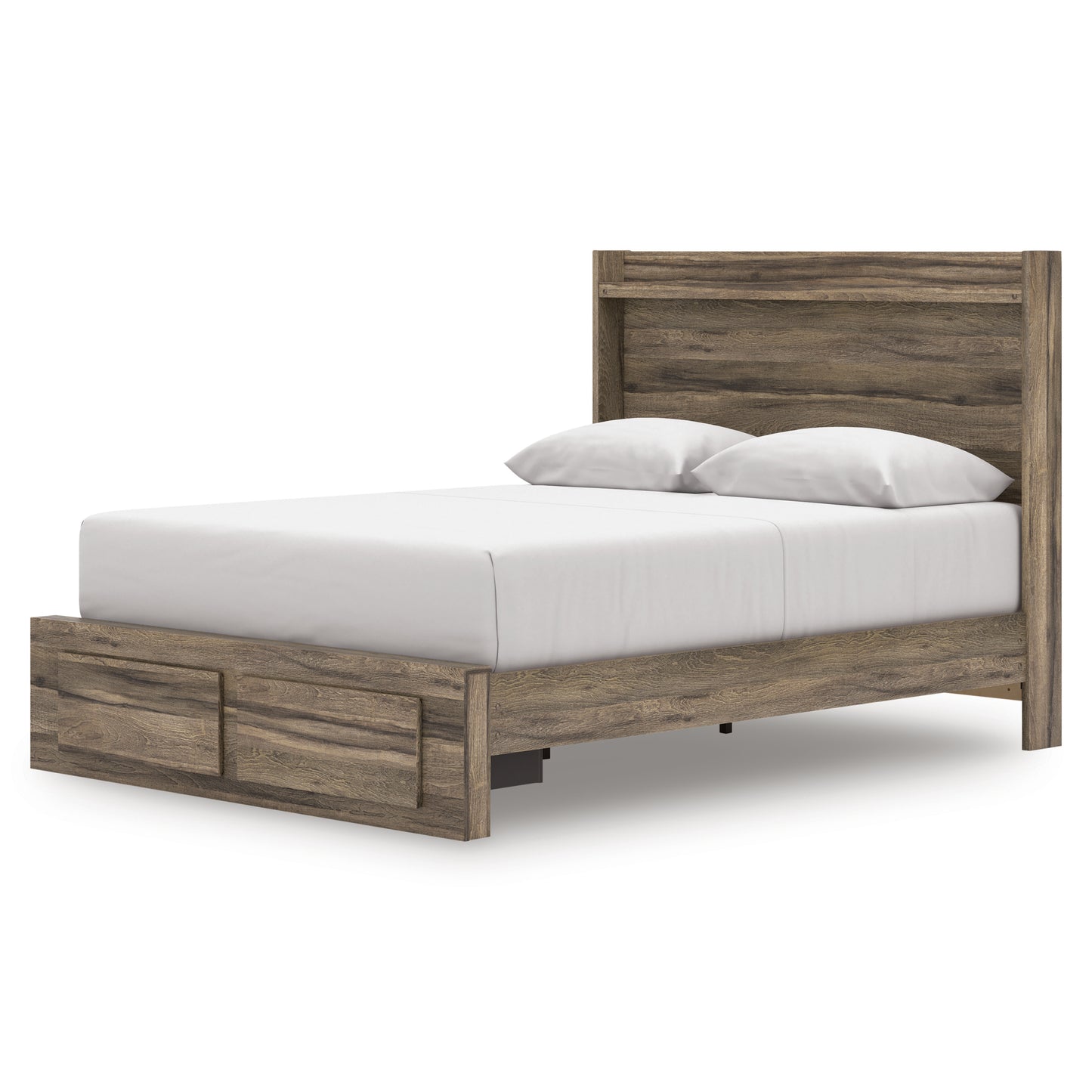 Baystorm Queen Panel Bed With 2 Storage Drawers