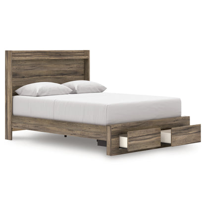 Baystorm Queen Panel Bed With 2 Storage Drawers