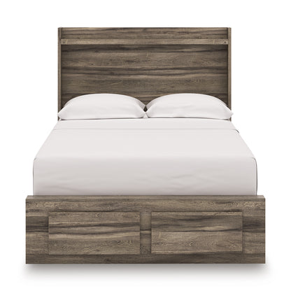 Baystorm Full Panel Bed With 2 Storage Drawers