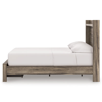 Baystorm Full Panel Bed With 2 Storage Drawers