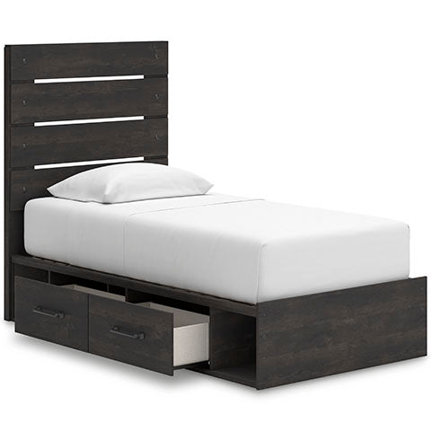 Delmorta Panel Storage Bed