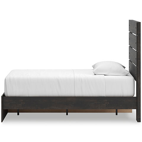 Delmorta Panel Storage Bed