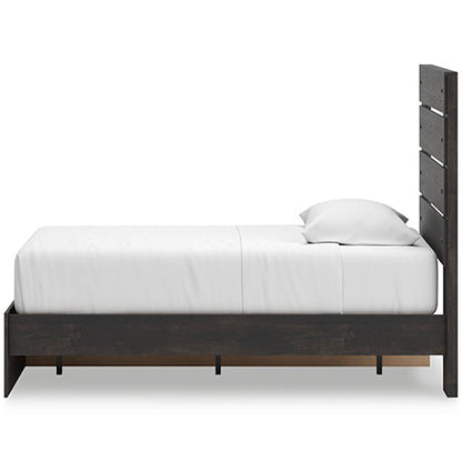 Delmorta Panel Storage Bed