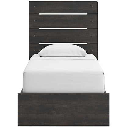 Delmorta Panel Bed with Double Storage