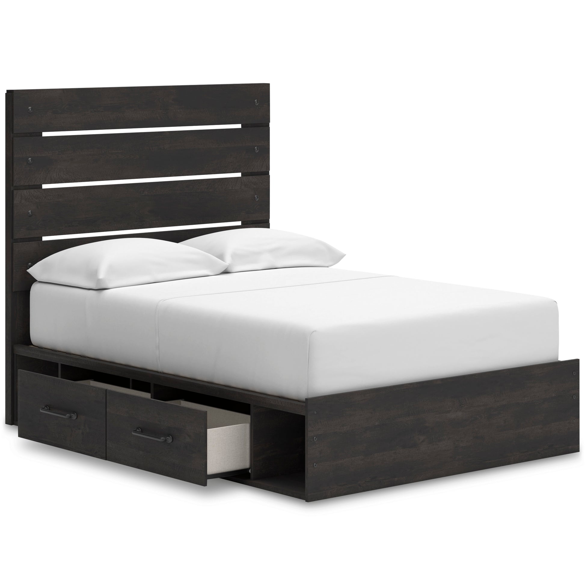 Delmorta Panel Storage Bed