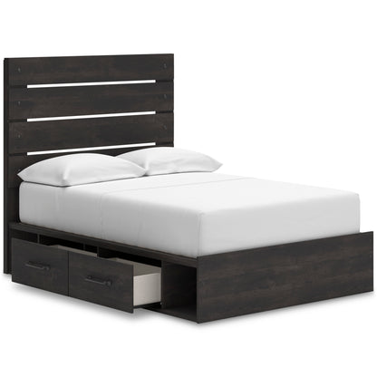 Delmorta Panel Storage Bed