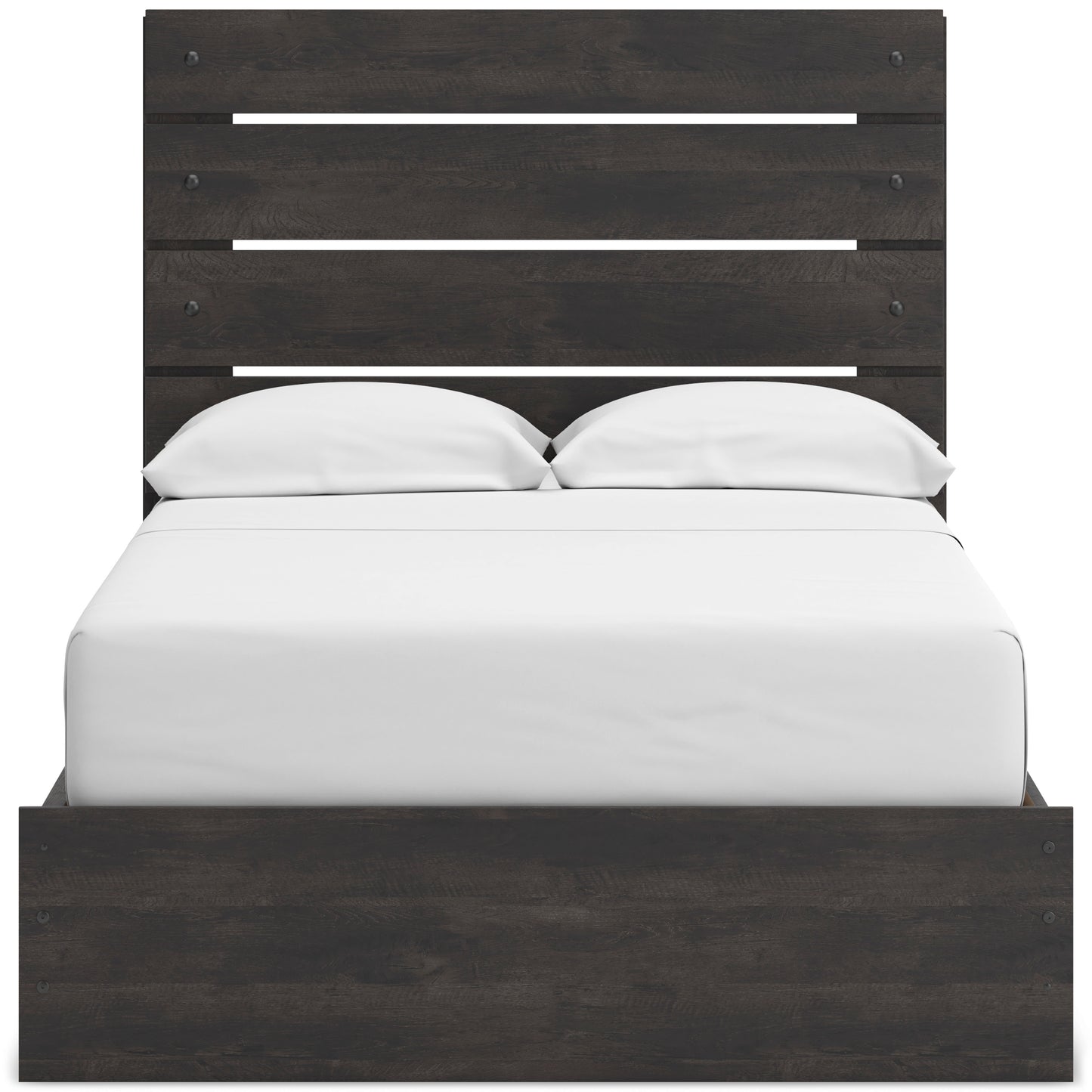 Delmorta Panel Bed with Double Storage