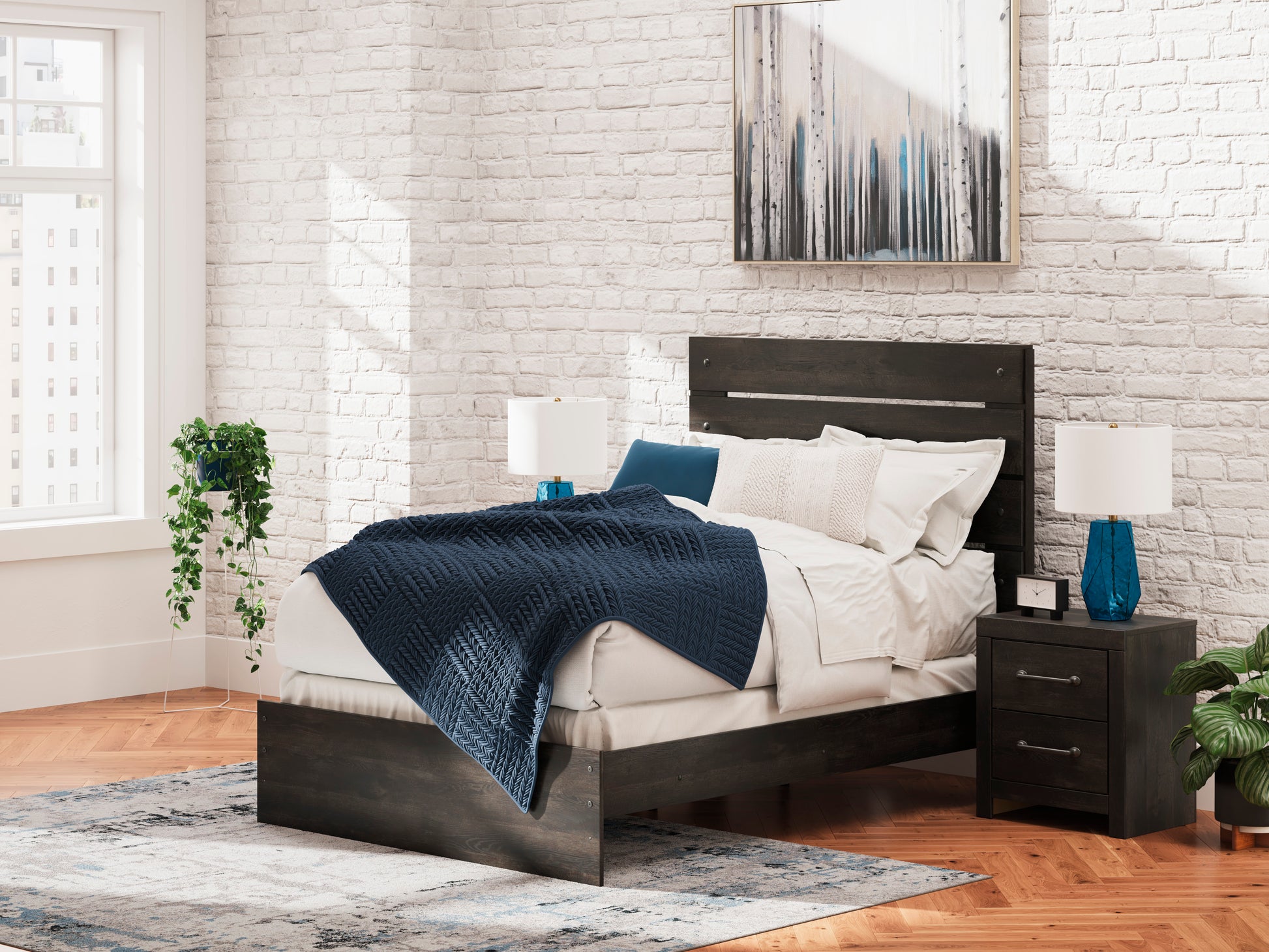 Delmorta Twin Panel Bed