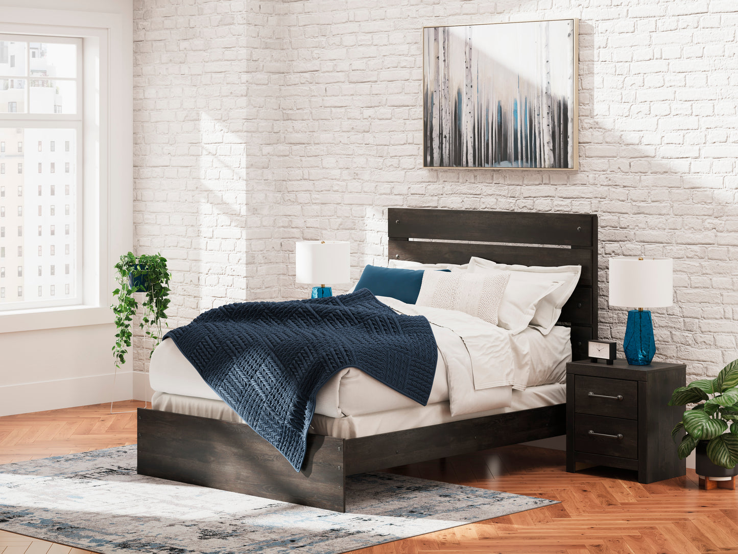 Delmorta Twin Panel Bed