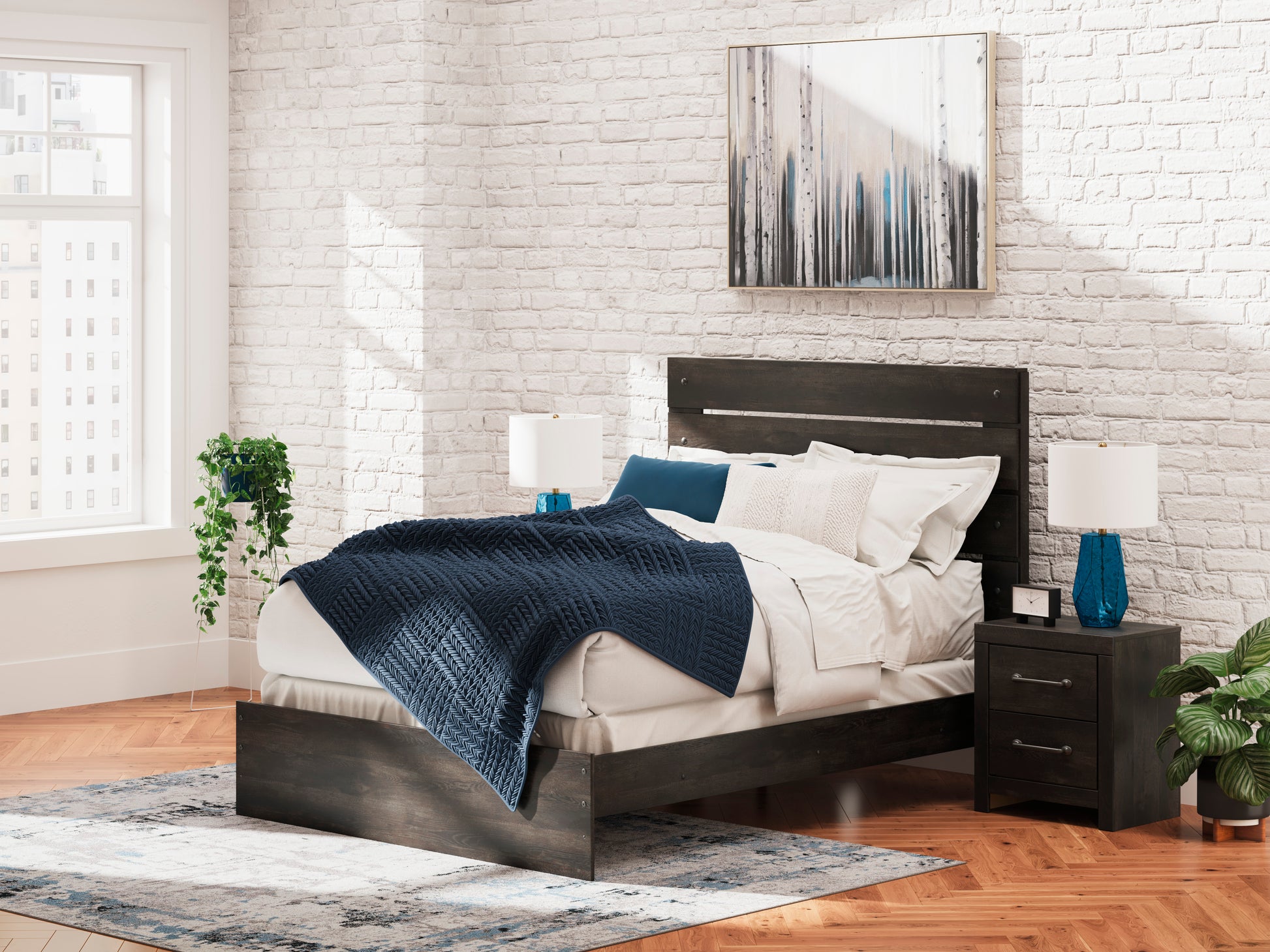 Delmorta Twin Panel Bed