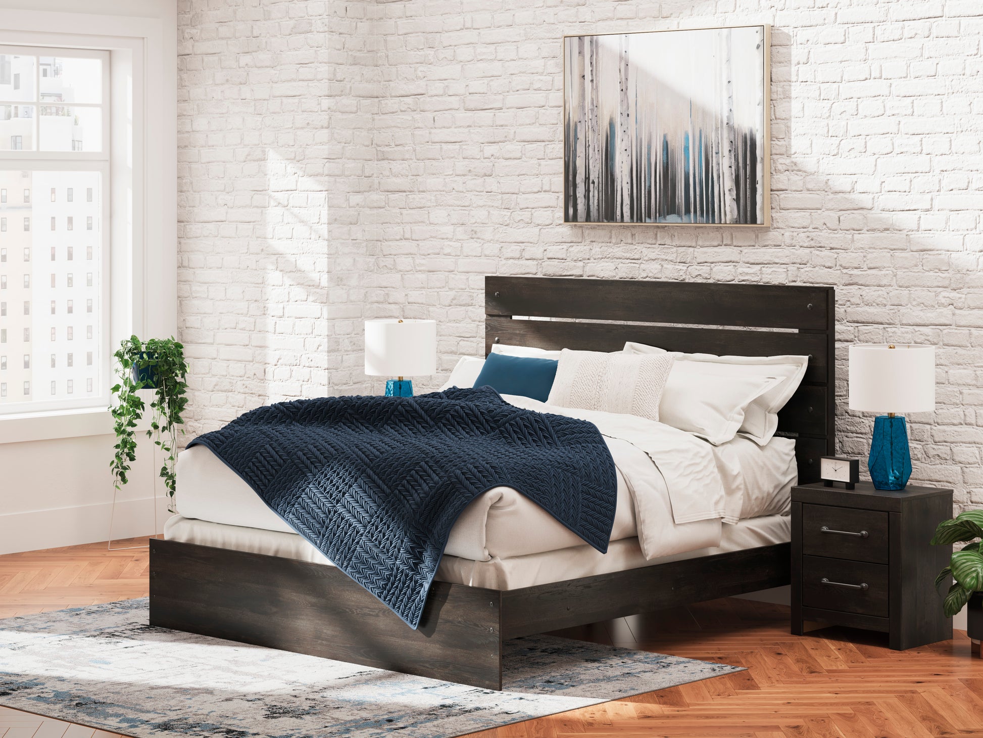 Delmorta Twin Panel Bed