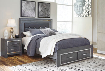 QUEEN PANEL W/ 2 STORAGE