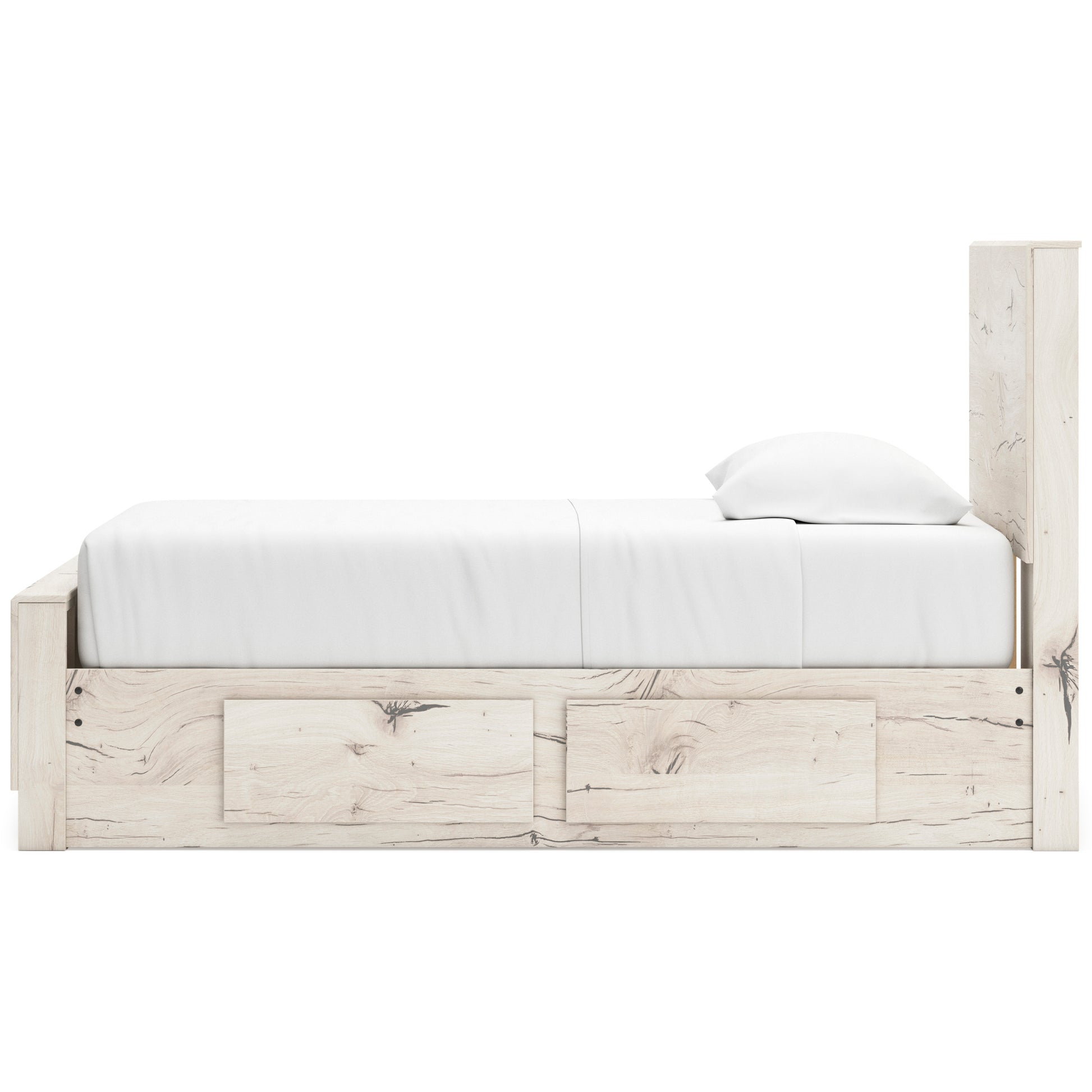 Lawroy Panel Bed with Double Side Storage