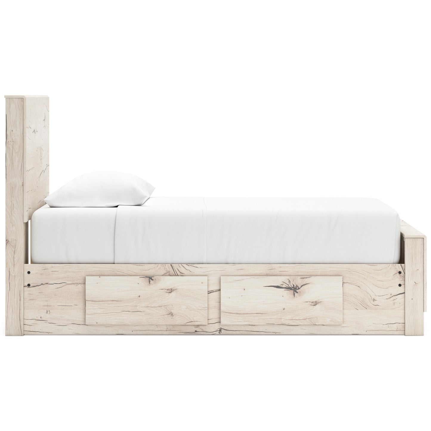 Lawroy Panel Bed with Double Side Storage