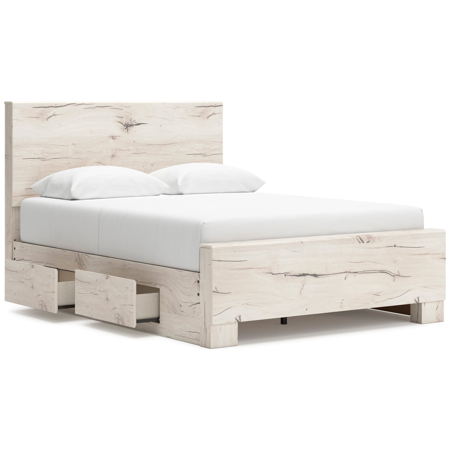 Lawroy Panel Bed with Double Side Storage