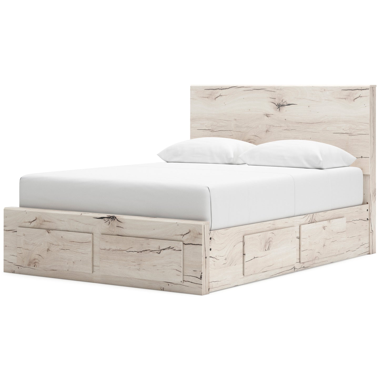 Lawroy Panel Six Drawer Storage Bed