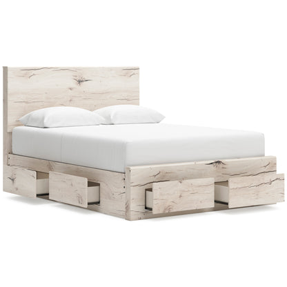 Lawroy Panel Six Drawer Storage Bed