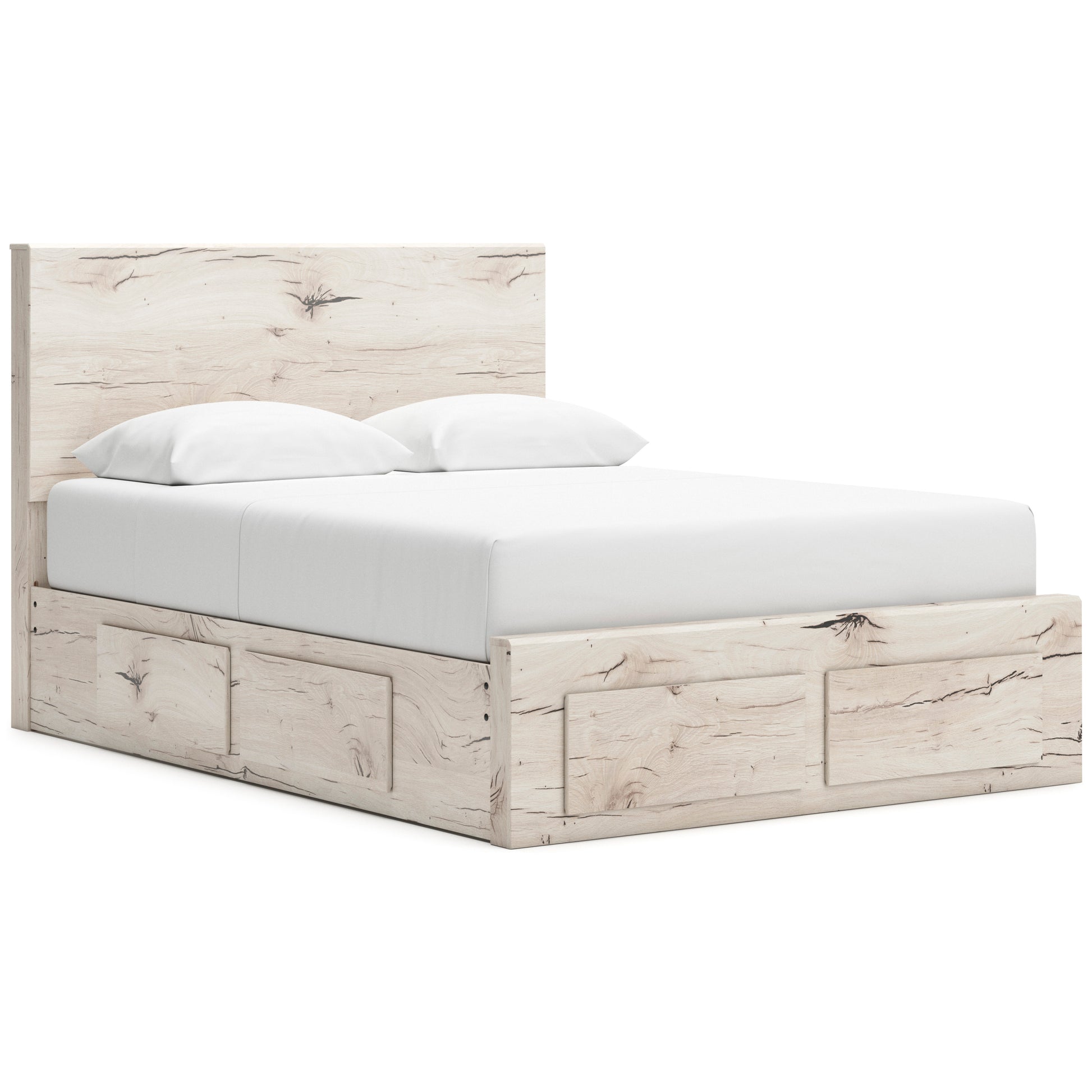 Lawroy Panel Six Drawer Storage Bed