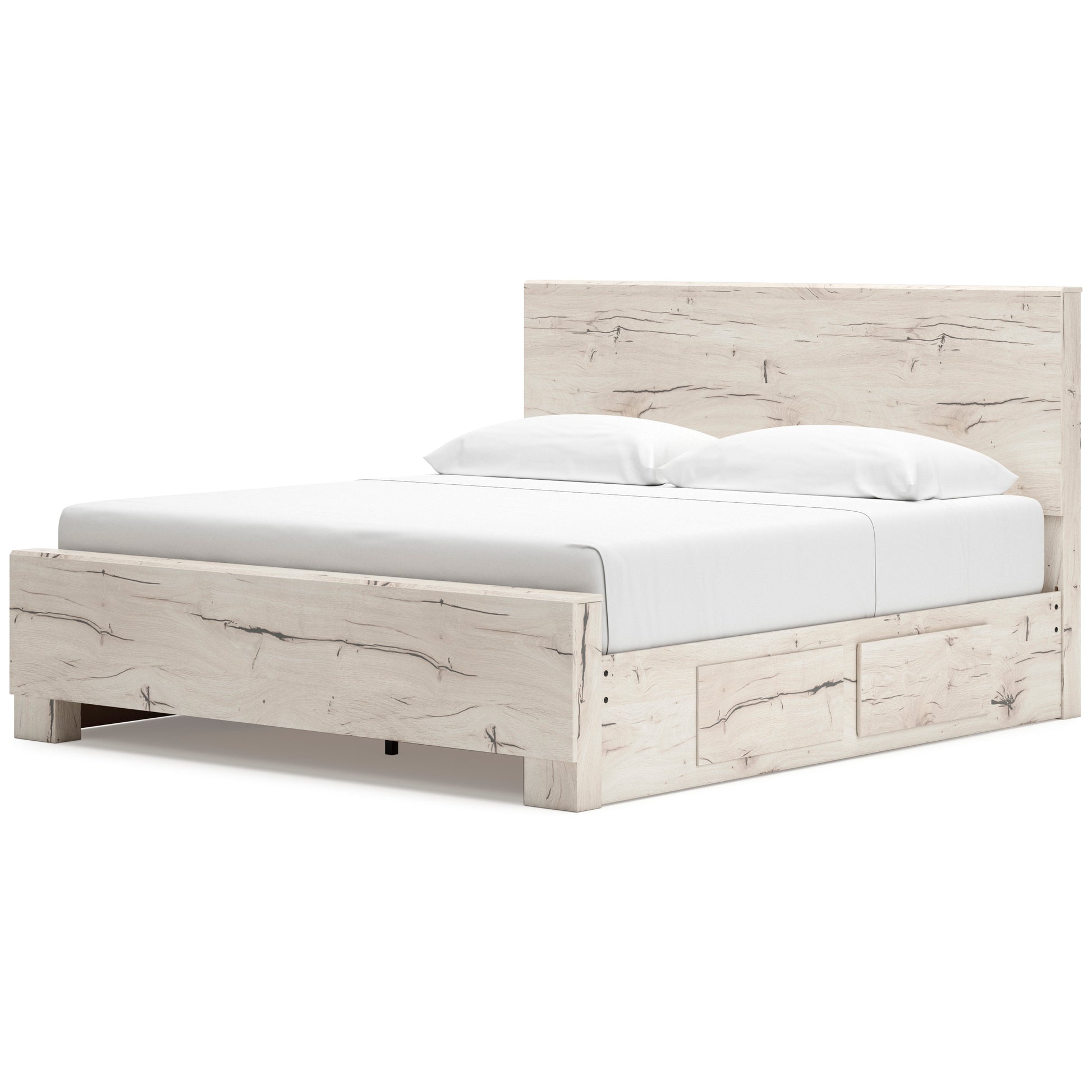 Lawroy Panel Bed with Double Side Storage