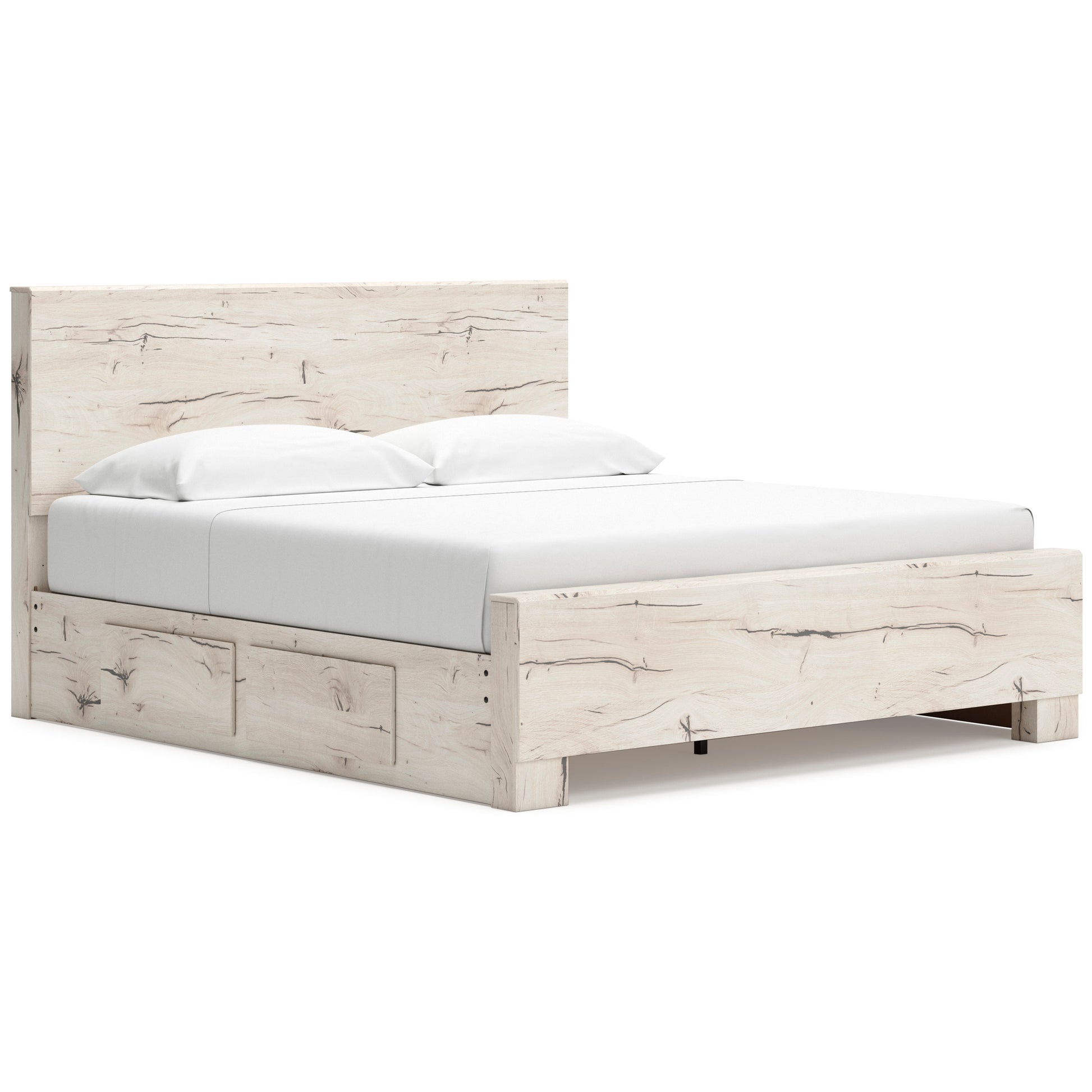 Lawroy Panel Bed with Double Side Storage