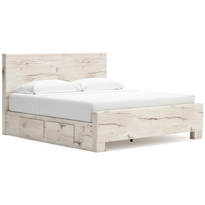Lawroy King Panel Bed with Side Storage