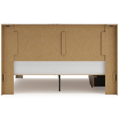 Lawroy King Panel Bed with Side Storage