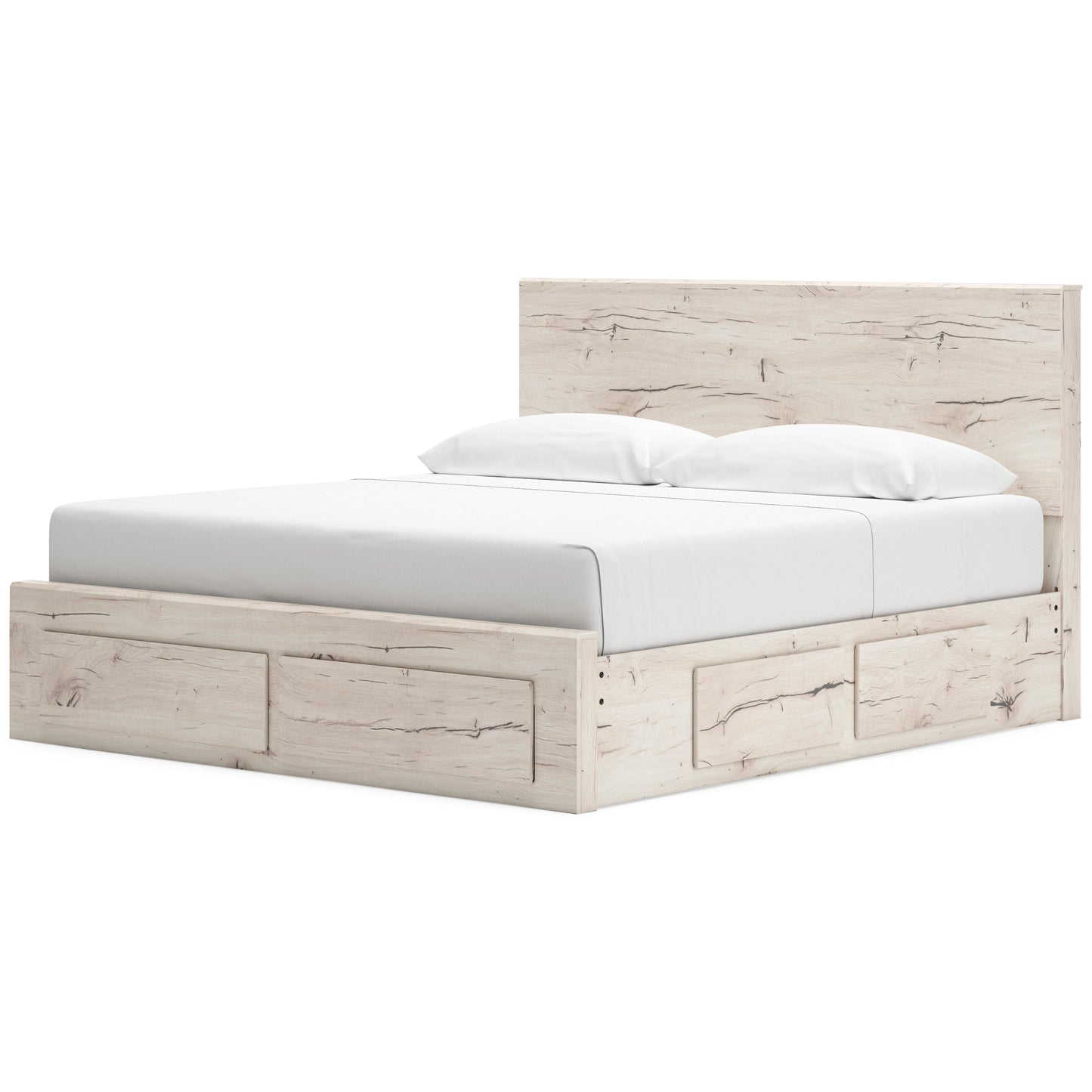 Lawroy Panel Six Drawer Storage Bed