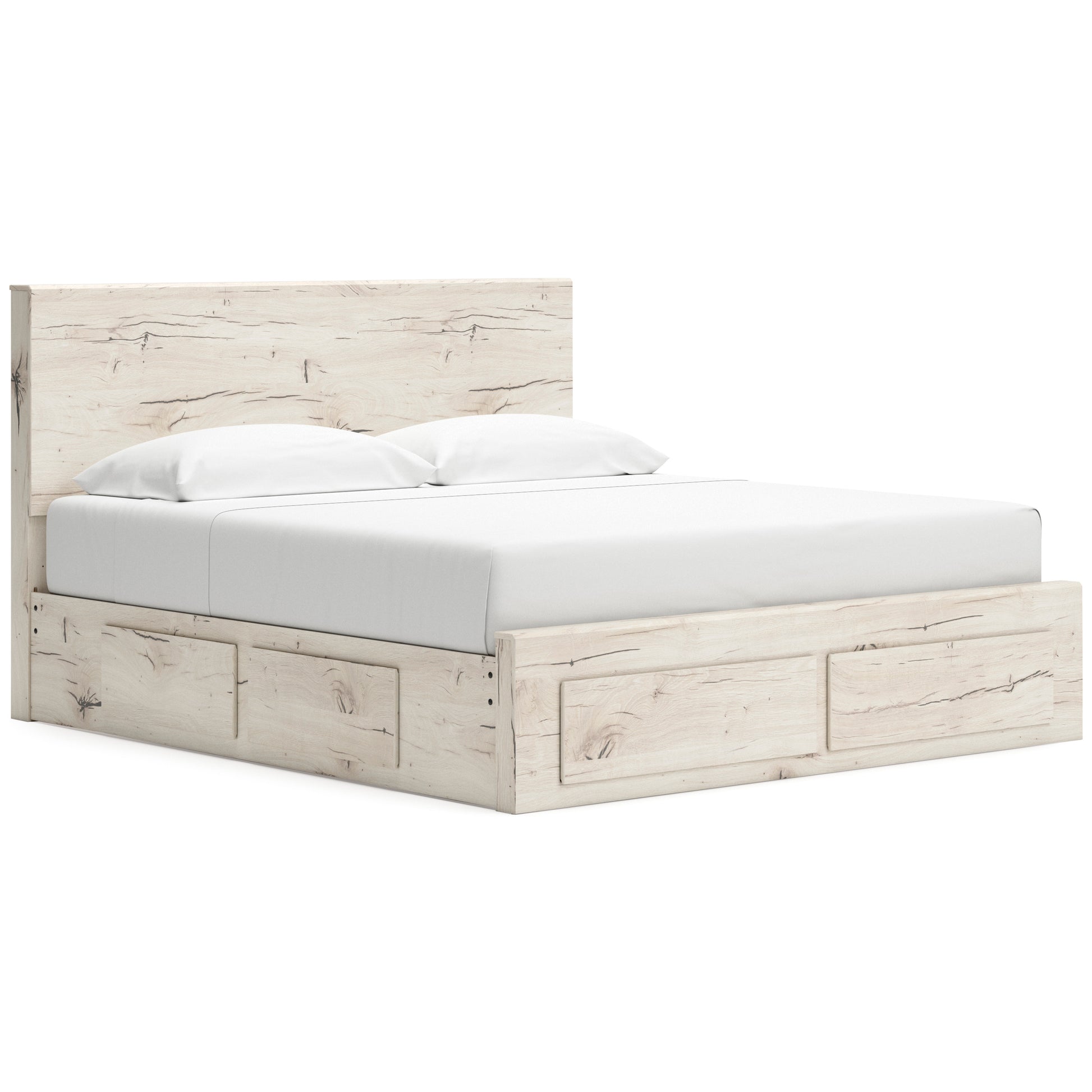 Lawroy Panel Six Drawer Storage Bed
