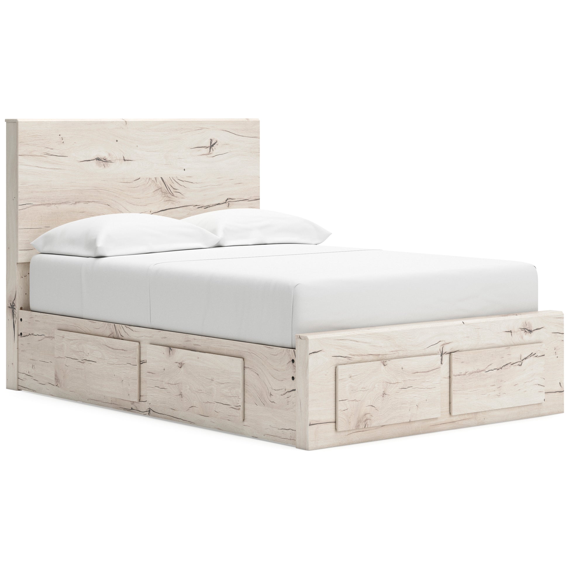 Lawroy Panel Six Drawer Storage Bed