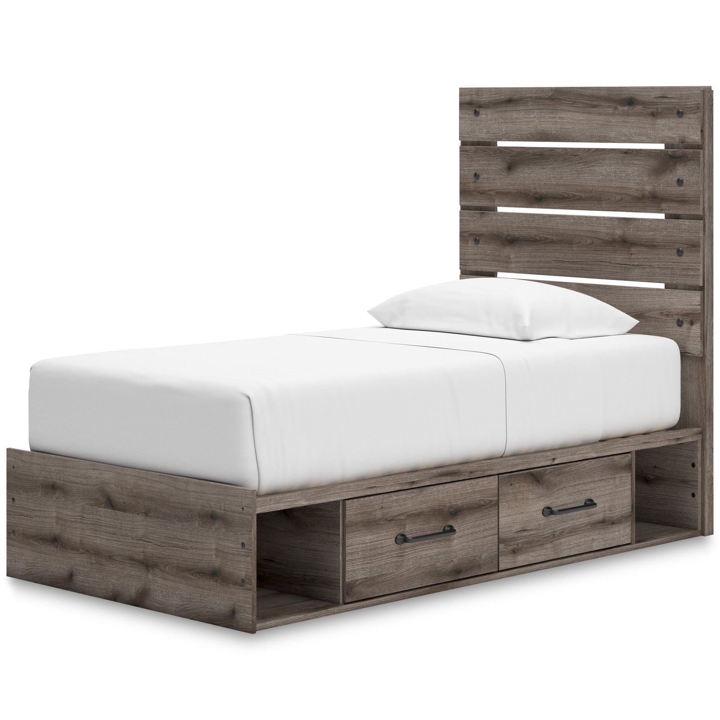 Urbanoore Panel Bed with Double Storage