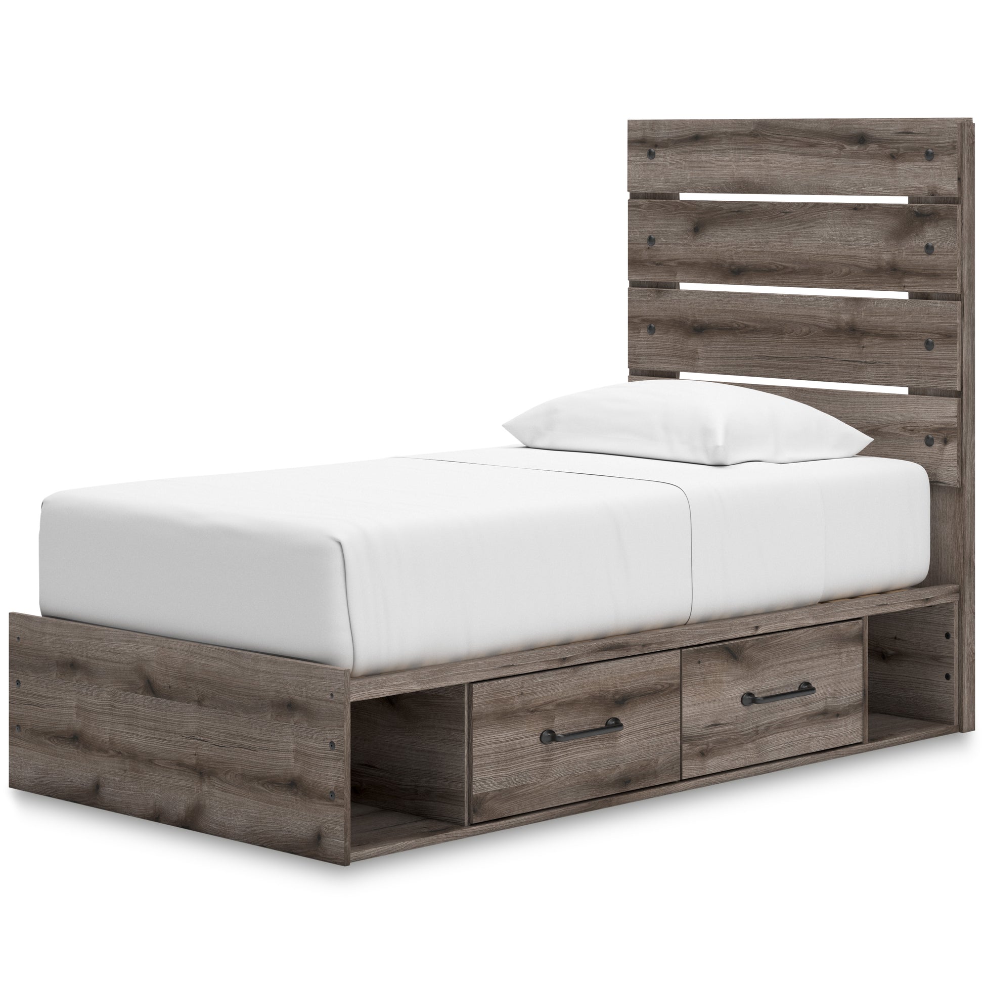 Urbanoore Panel Bed with Double Storage