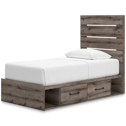 Urbanoore Panel Bed with Double Storage