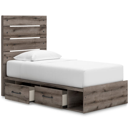 Urbanoore Panel Bed with Double Storage