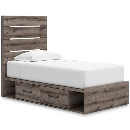 Urbanoore Panel Bed with Double Storage