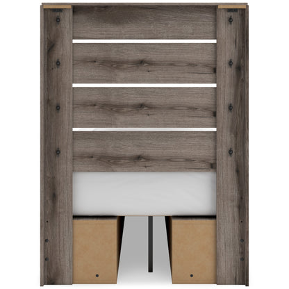Urbanoore Panel Bed with Double Storage