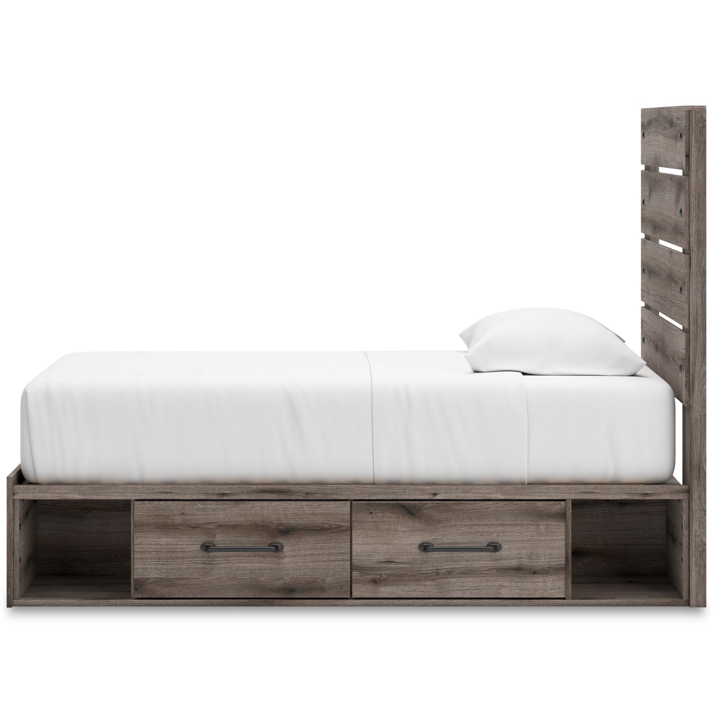 Urbanoore Panel Bed with Double Storage