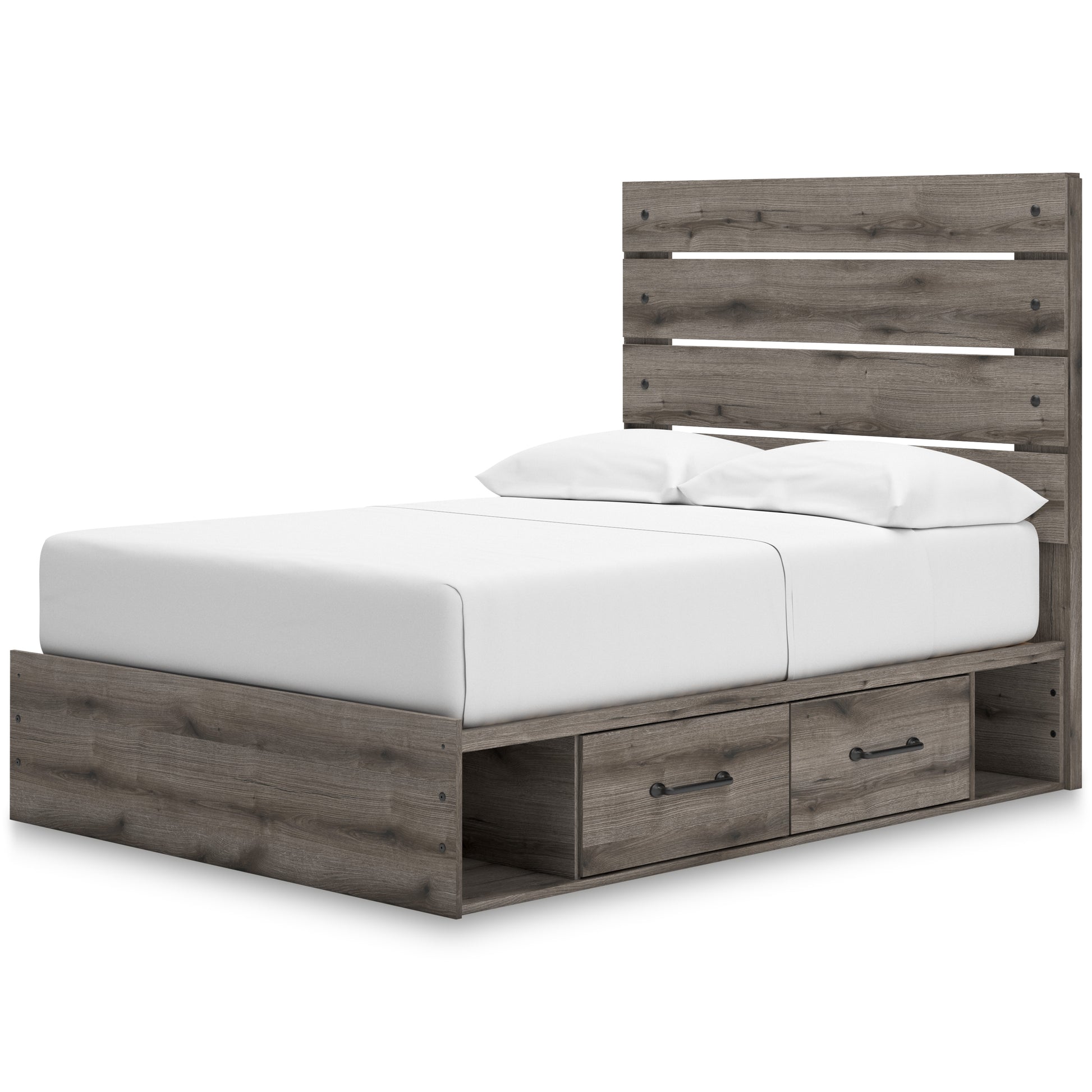 Urbanoore Panel Bed with Double Storage