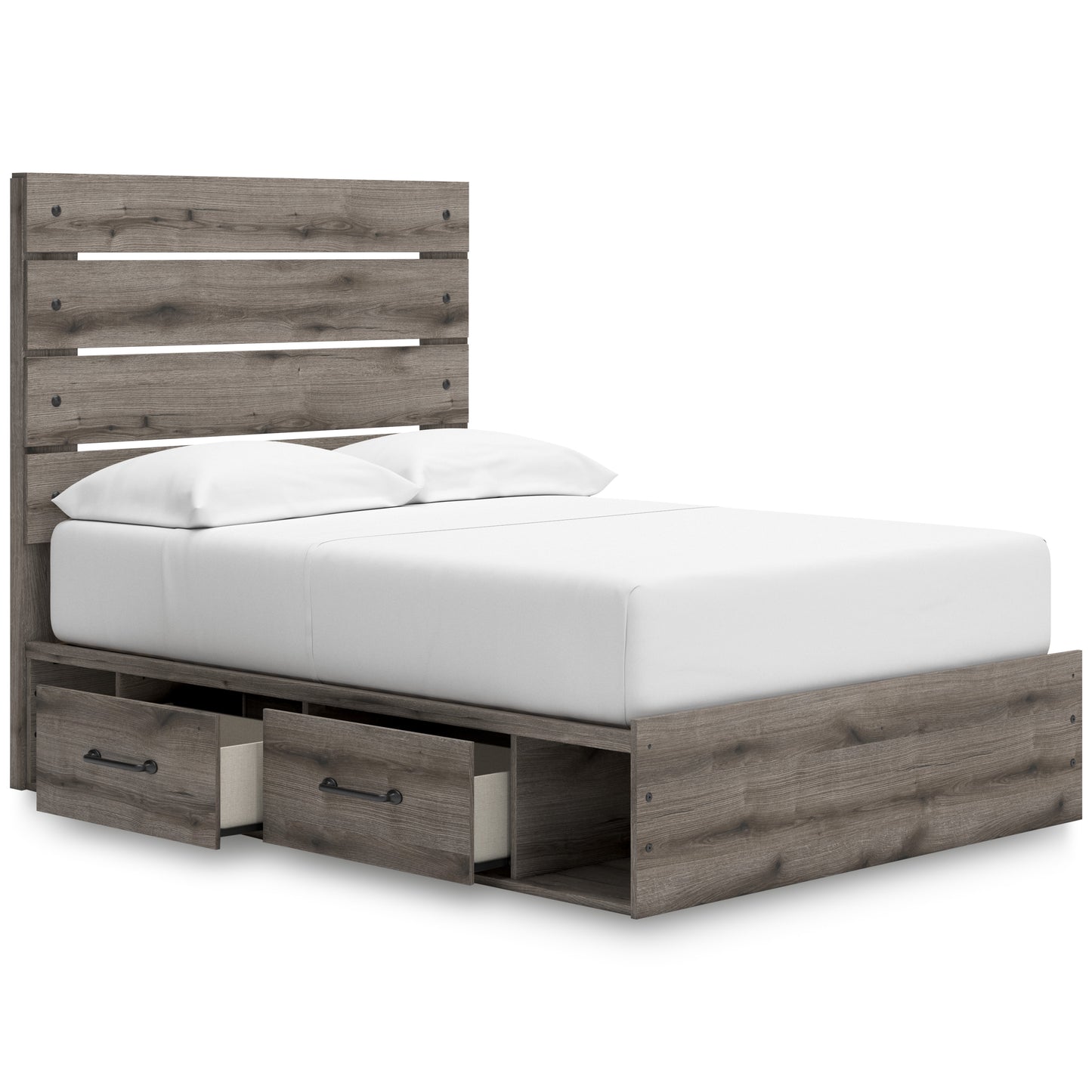Urbanoore Panel Bed with Double Storage