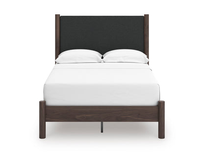 Cadmori Upholstered Panel Platform Bed